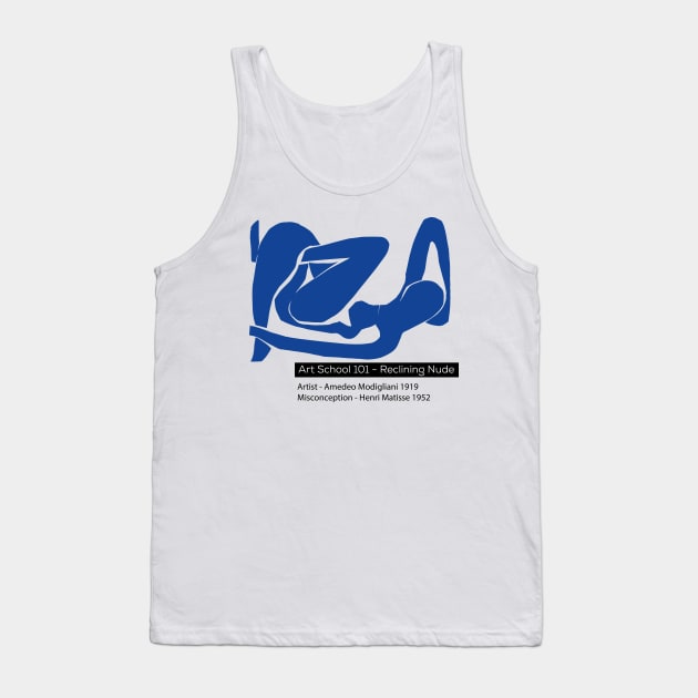 Reclining Nude Tank Top by PopGraphics